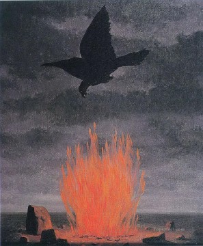  Surrealist Oil Painting - the fanatics 1955 Surrealist